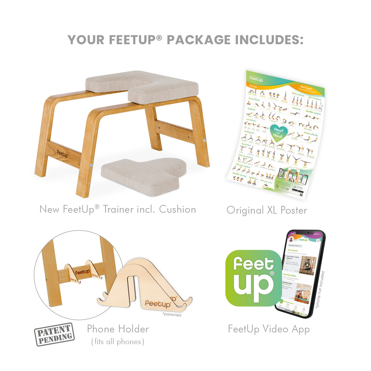 FeetUp Trainer | World's Best Yoga Headstand Bench